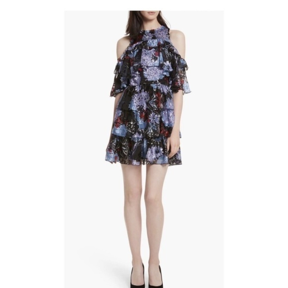 Alice + Olivia Nichola Cold Shoulder Dress‎